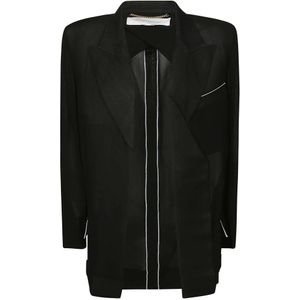Victoria Beckham, Jassen, Dames, Zwart, S, Elegante Blazer voor Vrouwen