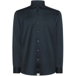 Peuterey, Overhemden, Heren, Blauw, 2Xl, Katoen, Blauw Shirt Namer PIQ