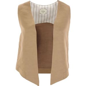 Alysi, Jassen, Dames, Bruin, M, Vests