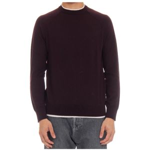 Eleventy, Truien, Heren, Rood, XL, Rondgebreide trui