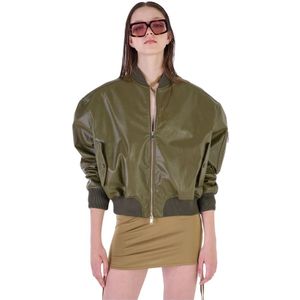 Silvian Heach, Jassen, Dames, Groen, 2Xs, Bomber Jassen