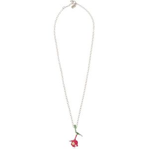 Marni, Accessoires, Dames, Grijs, ONE Size, Leer, Ketting met Hanger