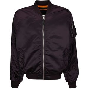 Alpha Industries, Jassen, Heren, Paars, M, UV Ma-1 Jas