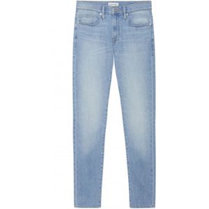 Frame, Jeans, Heren, Blauw, W33, Denim, Slim Straight Jeans in Springcity