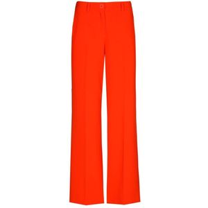 Marie Méro, Broeken, Dames, Rood, 4Xl, Rode Rechte Loszittende Broek