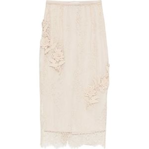 Blugirl, Rokken, Dames, Beige, L, Beige Stijlvolle Rok voor Vrouwen