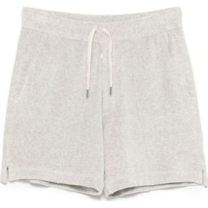 Tom Ford, Korte broeken, Heren, Grijs, XL, Elastische Trekkoord Shorts Grijs