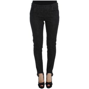Ermanno Scervino, Jeans, Dames, Blauw, S, Denim, Slim Fit Denim Jeans
