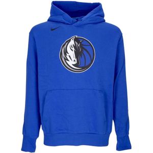 Nike, Sweatshirts & Hoodies, Heren, Blauw, S, Katoen, Dallas Mavericks Fleece Hoodie