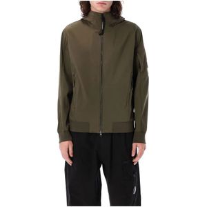 C.p. Company, Jassen, Heren, Groen, M, Polyester, Shell-R Hooded Jacket