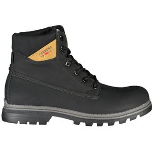 Carrera, Schoenen, Heren, Zwart, 44 EU, Polyester, Elegante Veterschoenen met Contrastdetails