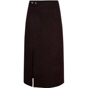Proenza Schouler, Rokken, Dames, Bruin, M, Wol, Adrian Rok