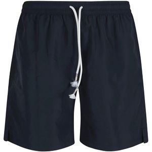 Eleventy, Badkleding, Heren, Zwart, S, Polyester, Zwarte Badmode