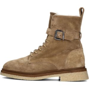 Notre-v, Schoenen, Dames, Beige, 38 EU, Katoen, Dames Boots 07-337
