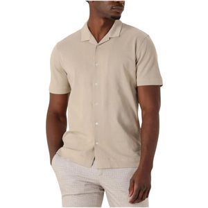 Matinique, Overhemden, Heren, Beige, XL, Katoen, Taupe Casual Overhemd voor Mannen