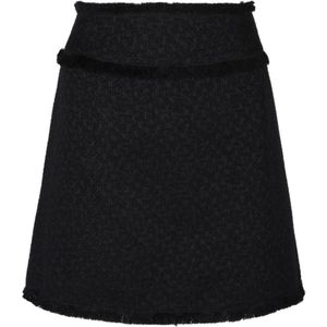Dolce & Gabbana, Rokken, Dames, Zwart, S, Tweed, Zwarte Rachel Tweed Mini Rok