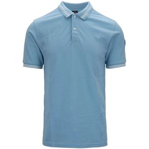 Colmar, Tops, Heren, Blauw, S, Katoen, Polo Shirt met Knopen