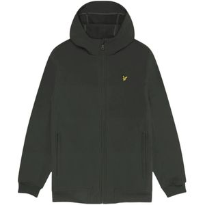 Lyle & Scott, Sweatshirts & Hoodies, Heren, Groen, S, Veelzijdige Heren Blazer - Softshell Stof