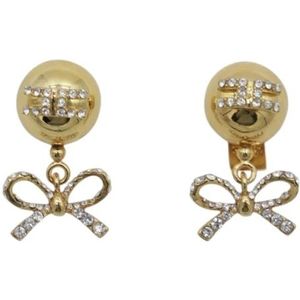 Elisabetta Franchi, Accessoires, Dames, Geel, ONE Size, Stijlvolle Oorbellen voor Modieuze Look