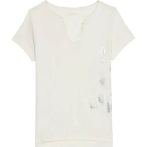 Zadig & Voltaire, Tops, Dames, Beige, S, Beige Jurken voor Vrouwen