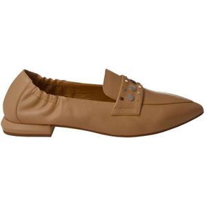 Pedro Miralles, Schoenen, Dames, Beige, 39 EU, Leer, Loafers