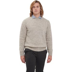 Jacob Cohën, Truien, Heren, Beige, M, Gestreept Mohair Crewneck Sweater