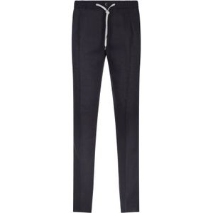 PT Torino, Broeken, Heren, Blauw, S, Wol, Blauwe Wollen Blend Sokken
