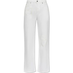 Zadig & Voltaire, Jeans, Dames, Wit, W28, Denim, Denim Flares Elio