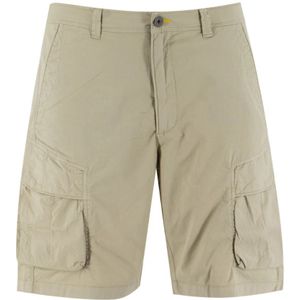 Parajumpers, Korte broeken, Heren, Grijs, W34, Katoen, Katoenen korte broek voor casual stijl