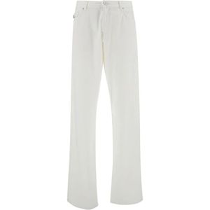 Versace, Jeans, Heren, Wit, W30, Denim, Witte Denim Jeans