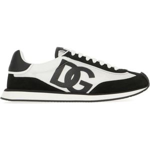 Dolce & Gabbana, Schoenen, Heren, Zwart, 44 EU, Leer, Stijlvolle Sneakers voor Mannen en Vrouwen