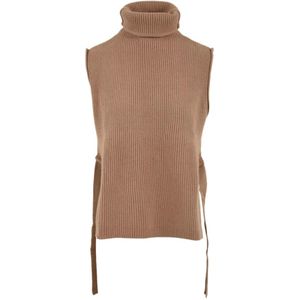 Aspesi, Truien, Dames, Bruin, ONE Size, Stijlvolle Sweaters voor Vrouwen