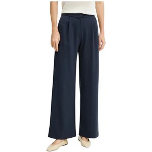 Patrizia Pepe, Broeken, Dames, Blauw, S, Polyester, Elegante VI 4EA Damesjurk