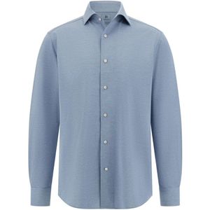 Boggi Milano, Overhemden, Heren, Grijs, M, Katoen, Regular Fit Japanese Jersey Polo Shirt