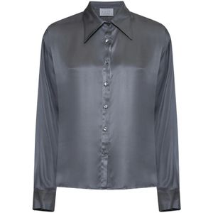 Kaos, Blouses & Shirts, Dames, Grijs, M, Grijze Shirt Collectie