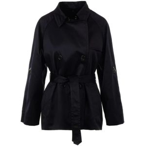 Fay, Mantels, Dames, Blauw, M, Stads Trenchcoat