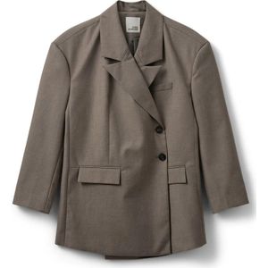 Sofie Schnoor, Jassen, Dames, Beige, S, Stijlvolle Harpersw Blazer Warm Stone