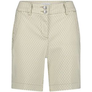 Red Button, Korte broeken, Dames, Beige, L, Katoen, Fancy Dot High Rise Shorts