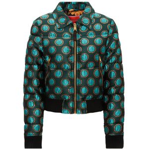 La DoubleJ, Jassen, Dames, Veelkleurig, S, Winter Sun Puffer Bomber