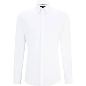 Hugo Boss, Overhemden, Heren, Wit, XL, Klassiek wit overhemd