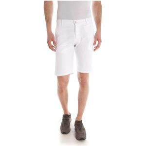 Daniele Alessandrini, Korte broeken, Heren, Wit, W31, Katoen, Shorts