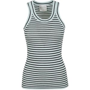 Forte Forte, Tops, Dames, Blauw, XS, Wol, Blauwe Gebreide Top voor Vrouwen
