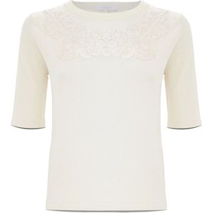 Kocca, Truien, Dames, Wit, M, Rondgebreide trui