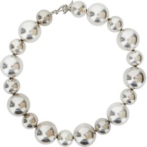 Forte Forte, Accessoires, Dames, Grijs, ONE Size, Grijze Kralenketting