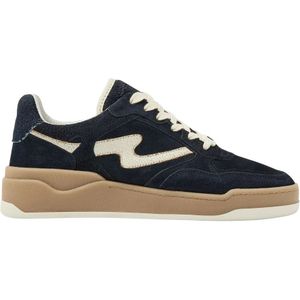 Via Vai, Schoenen, Dames, Blauw, 36 EU, Leer, Sam Levi Sneakers