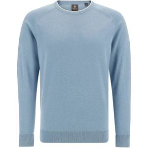 Boggi Milano, Truien, Heren, Beige, 2Xl, Katoen, Crew Neck Jumper