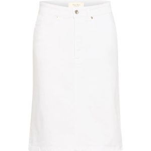 Part Two, Rokken, Dames, Wit, 2Xl, Katoen, Klassieke Rok Bright White