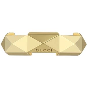 Gucci, Accessoires, Dames, Geel, 54 MM, Ybc 662184001 - 18kt geelgoud - Link to Love studded ring