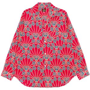 Needles, Overhemden, Heren, Rood, L, Bloedrode Overhemd met Borstzak