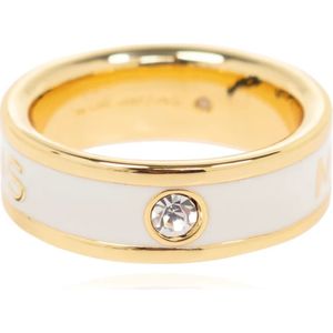 Marc Jacobs, Accessoires, Dames, Wit, 45 MM, Ring met logo